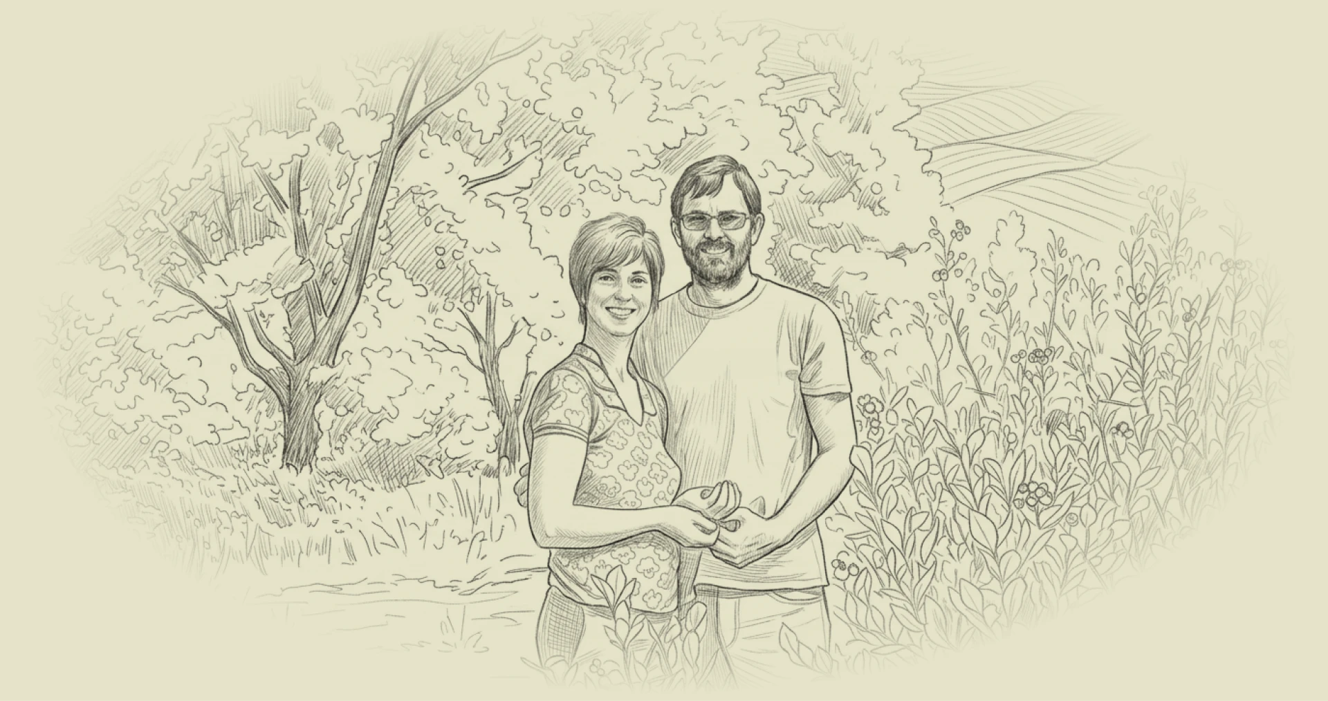 Casal desenho